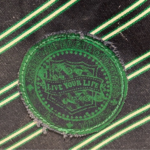 AMERICAN EAGLE OUTFITTERS LAPTOP MESSENGER CROSSBODY STRIPED PADDED BAG - Picture 2 of 9